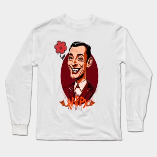 Graffiti Happy Pee Wee Long Sleeve T-Shirt